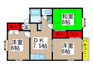 ユピテルゾーンの物件間取画像